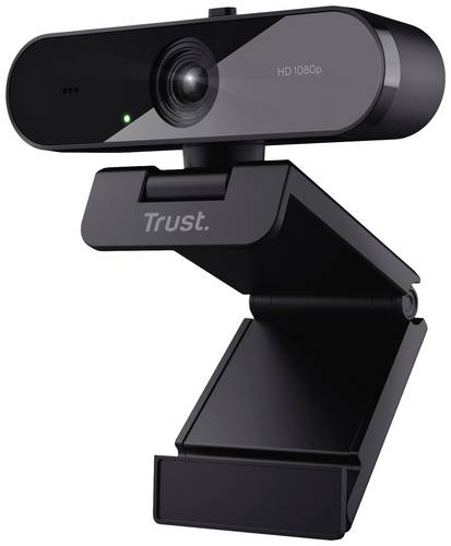 Trust TW-200 ECO Full HD-Webcam 1920 x 1080 Pixel Standfuß, Klemm-Halterung
