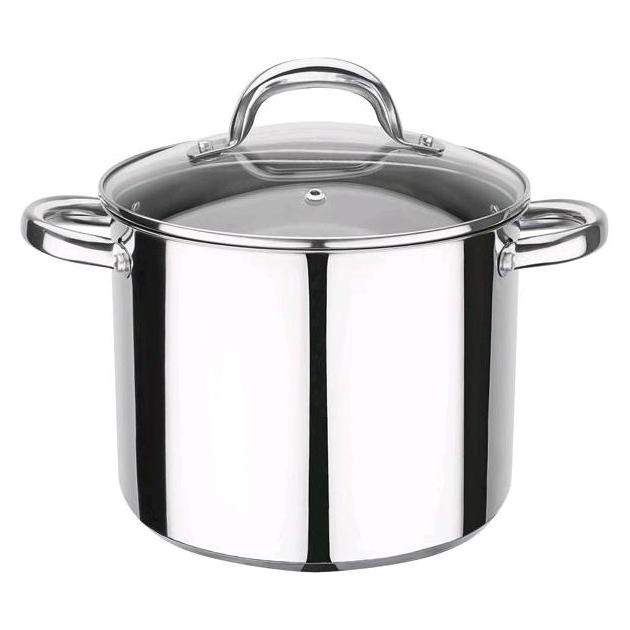 GSW Gemüsetopf mit Deckel Montreal 6,8l22 cm (Edelstahl, 22 x 24 cm) (013187)