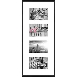 Nielsen Bilderrahmen Collage Gallery Junior Aluminium Schwarz Matt / 4X 10x15