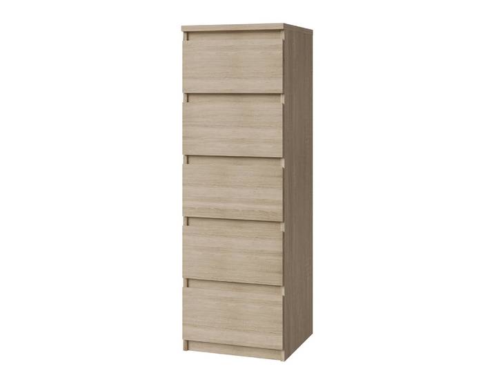 Commode haute 42 x 128 x 42cm Marron/Imitation chêne de Sonoma