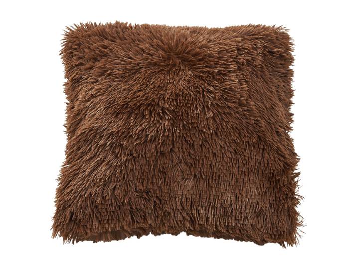 Dekokissen Flurry Braun/Schokolade/ Braun 50 x 50cm Polyester