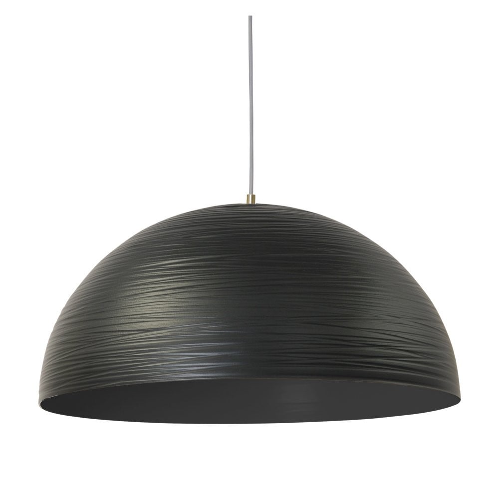 Masterlight Concepto 60 Zwarte Hanglamp met Koepelvorm