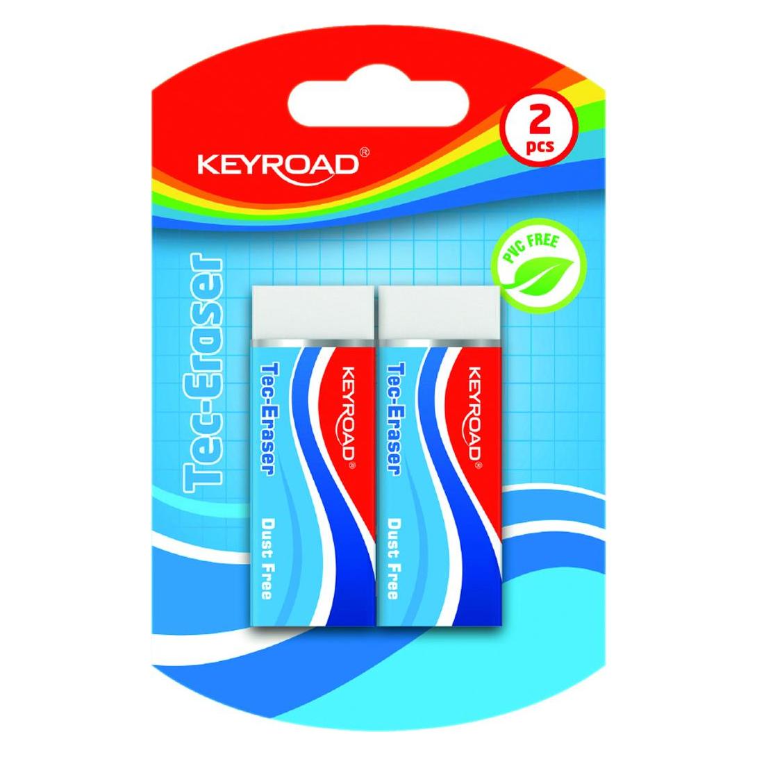 Keyroad Tec-eraser radiergummi, technisch, 2 stück, blister (45650223)