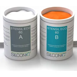 REPLISIL STENSIL ECO 60 Silikon Kautschuk Orange hart knetbar Set