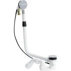 Viega Ab-und Überlauf Multiplex Trio, 6161.61 in 725mmxDN40/50 verchromt 727710
