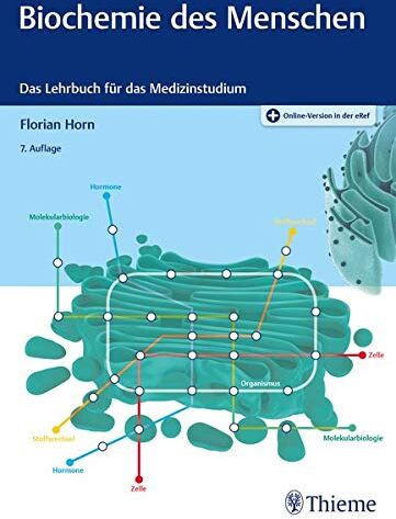 Florian Horn - Biochemie des Menschen: Das Lehrbuch für das Medizinstudium - Preis vom 17.10.2026 19:25:27 h