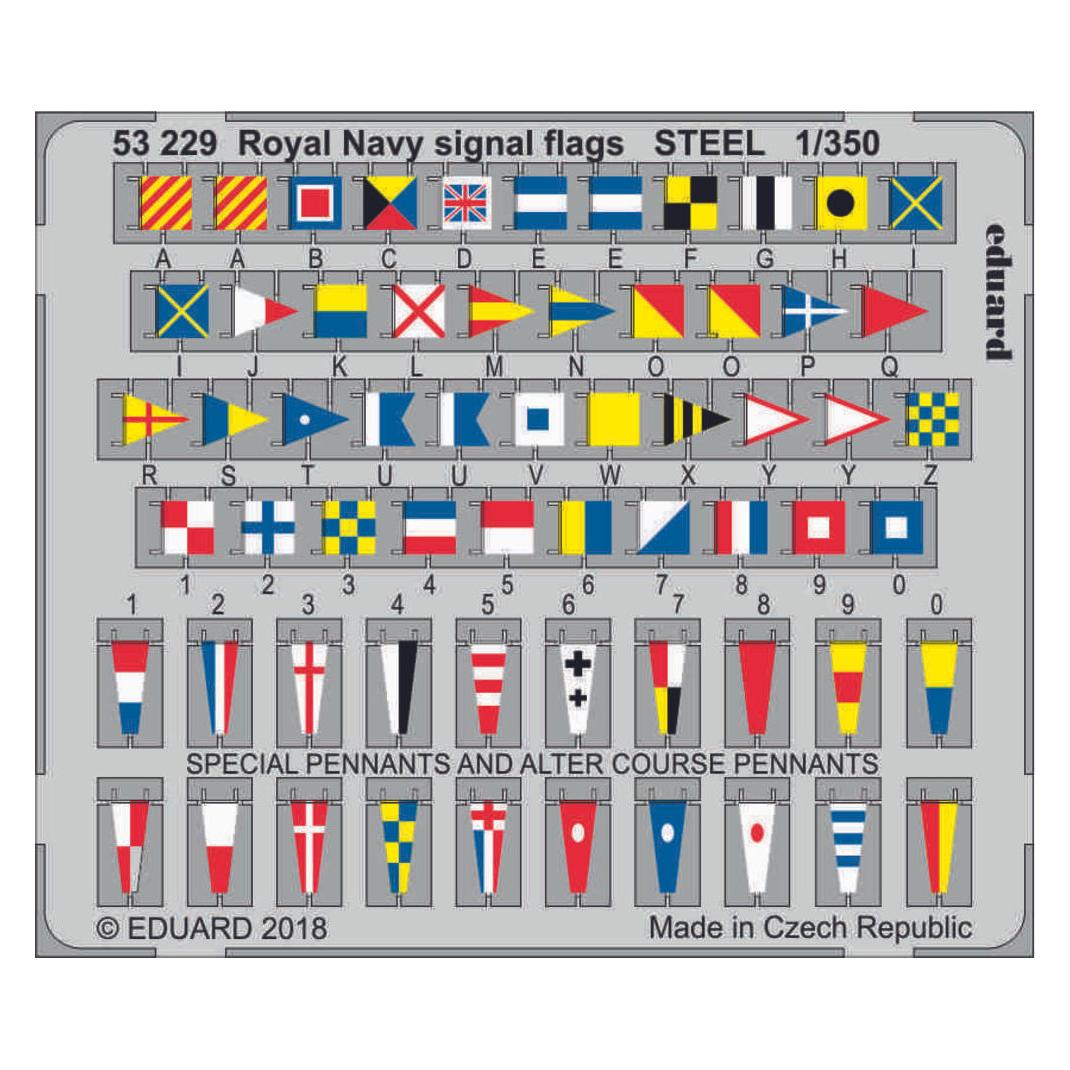 Eduard Royal Navy signal flags STEEL (53229)