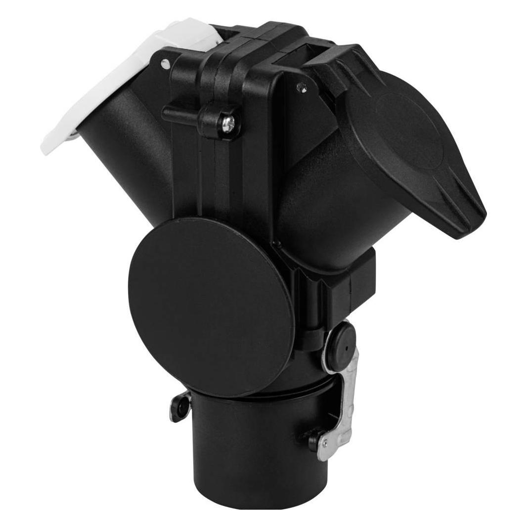 SecoRüt EP240.01 Anhänger Adapter (Anhänger-Steckdose 15polig - Stecker 7polig T (EP240.01)