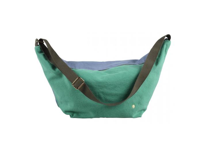 Sac demi-lune en coton bio detox 53 x 28 x 12 cm