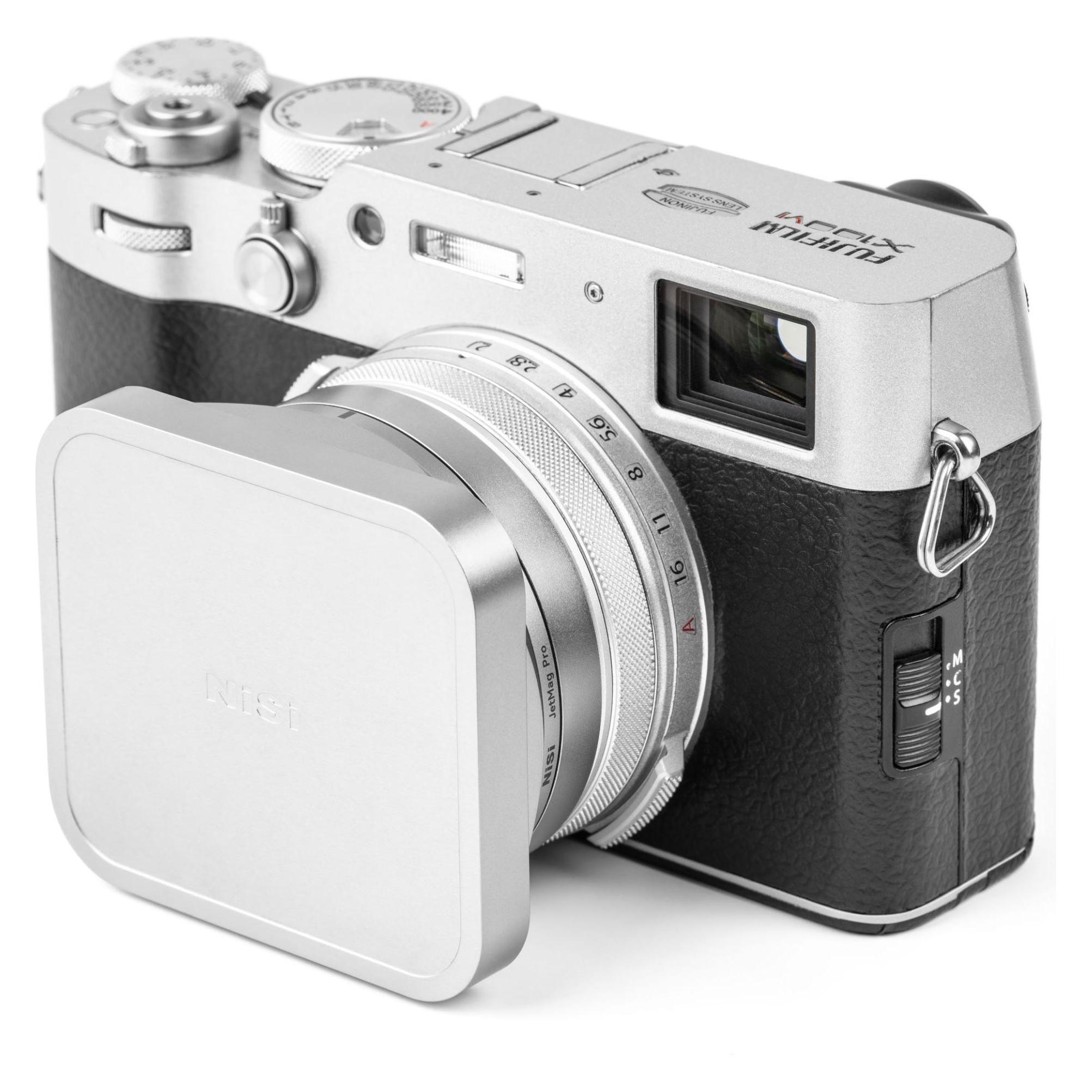 Nisi Jetmag Pro for Fujifilm X100 Series Lens Hood Kit - Silver (4110100673)