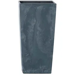 Prosperplast - URBI SQUARE BETON EFFECT 2L Topf - 12,6x12,6x20cm in Anthrazitfarbe