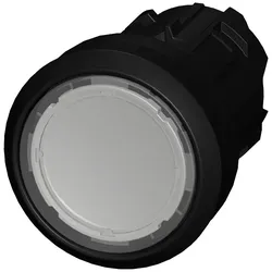Siemens 3SU1000-0AB70-0AA0 Drucktaster, 22mm, rund, Kunststoff, klar, Druckknopf 3SU10000AB700AA0