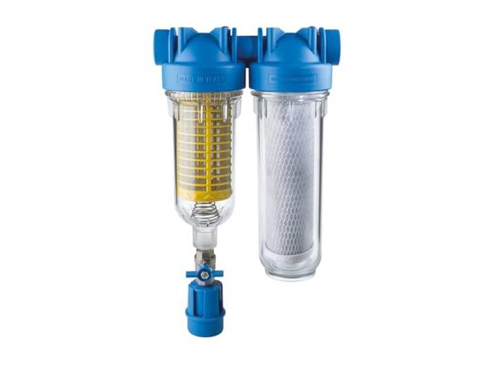 purway® HYDRA Rainmaster Duo RLH CB 3/4 Brunnenwasserfilter Sand Zuverlässige Trinkwasser Aufbereitung mit Aktivkohlefilter und Wasserfilter für das ganze Haus