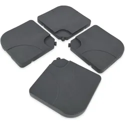 Leco, Sonnenschirmständer, Kunststoff-Plattensets für Sonnenschirme