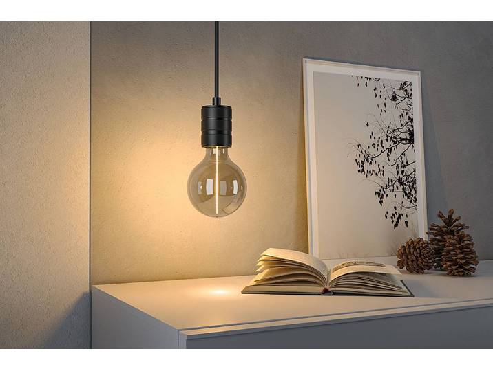 Ampoule LED Floating Shine G95 10 x 14 x 10cm Transparent/Gris