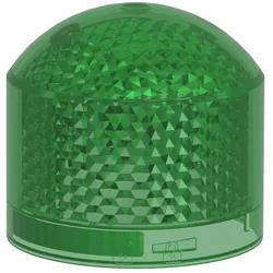 Schneider Electric XVB7L63 Signalleuchte, Harmony XVB7, modular, 70mm, grün, 24V ACDC, Blitzlicht, 2J, energieeffiziente LED, oberste Einheit