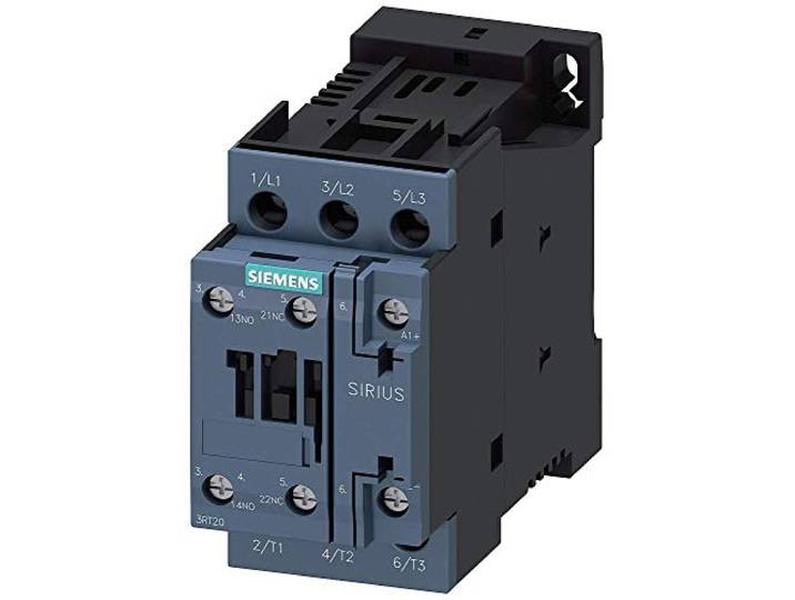 Siemens Beschermer AC3 5,5 kW 1 NA + 1NC continue stroom 24 V S0 schroef