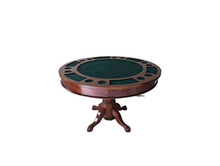 Kunibert Pokerspieltisch Poker/Esstisch/Alles in einem Tisch, Massivholz rund Breite120cm