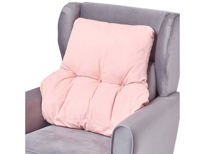RÜCKENKISSEN rosa 68/58 cm – Stützkissen für Sessel, Baumwolle