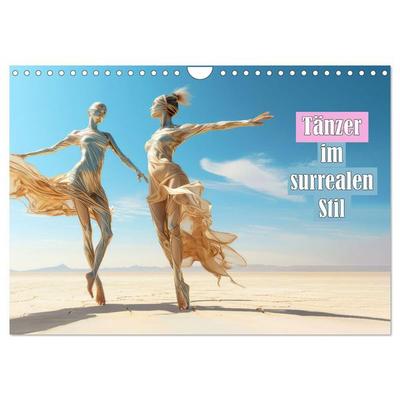 Tänzer im surrealen Stil (Wandkalender 2026 DIN A4 quer), CALVENDO Monatskalender