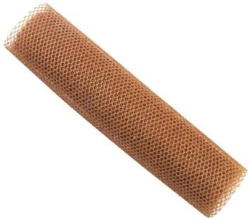 Inspire Essentials African Net Bath Sponge Exfoliating Mesh Body Scrubber Long Stretch Washcloth brown