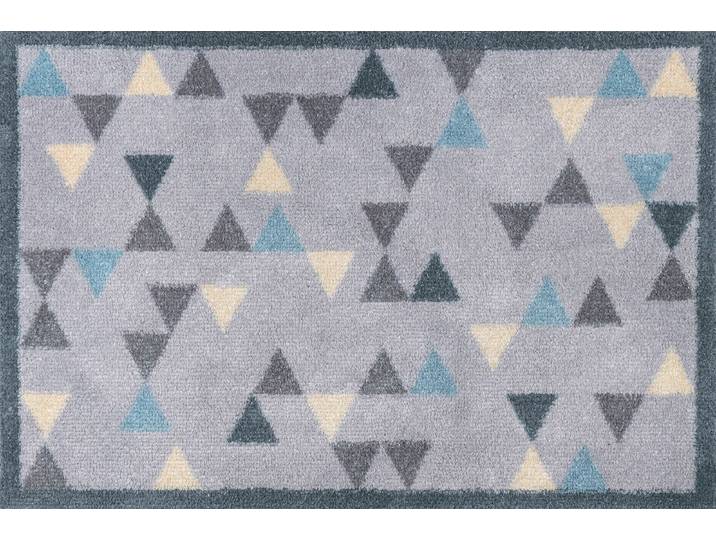 Teppich Triangles , bunt, B:50cm H:9mm L:72cm, Baumwolle, Viskose, WASH+DRY BY KLEEN-TEX, Teppiche, Teppich