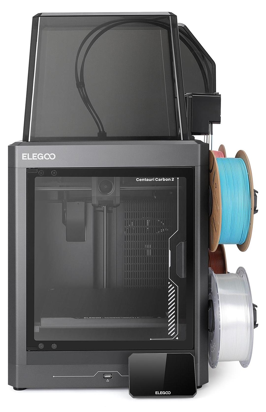 Elegoo Centauri Carbon 2 Combo, Fused Deposition Modeling (FDM), WLAN, USB Anschluss, Sichtfenster