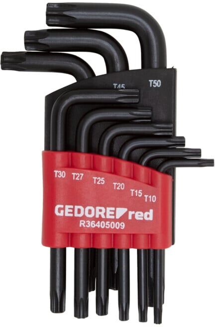 Gedore Set de tournevis d'angle TX T10-50 9 pièces R36405009 ; Gedore Red (3301354)