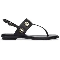 Martinelli für Damen. 1535-B252Z Mazzini Leder Sandalen schwarz (40), Wohnung, Schnalle, Lässig