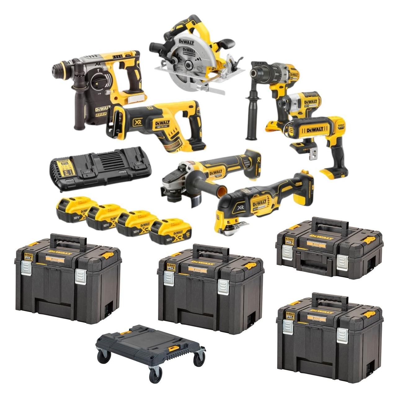 DeWalt DCK853P4T-QW (Bohrhammer, Schlagbohrschrauber, Schlagschrauber) (DCK853P4T-QW)