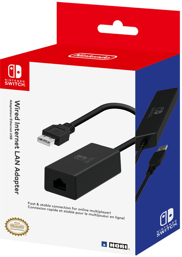 Hori USB 2.0 adapter NSW-004U USB-A naar RJ-45