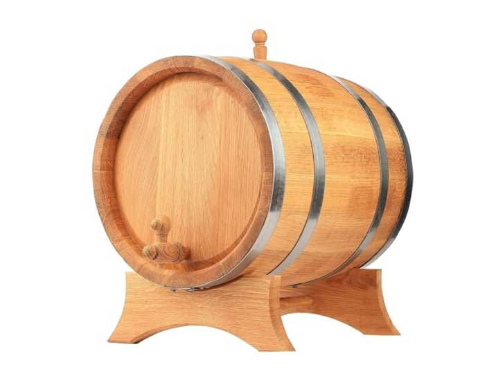 MB Manufaktura Barel Holzfass Eichenfass Whiskyfass Weinfass Eichenweinfass Kleines Alkoholfass Eichenfass Großes Eichenfass 15 Liter