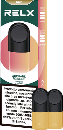 Relx Fresh Peach Pod Pro Cartucce Precaricate 1,8ml - 2 Pezzi