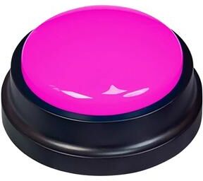 Inspired Finds Recordable Dog Communication Buttons For Pet Training & Interactive Play pink