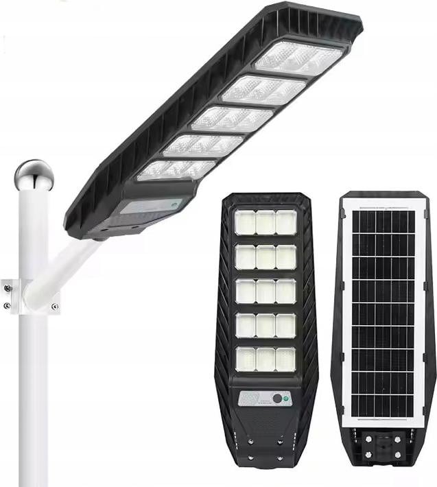 CarssPol VOGLER 800W LED zonnepaneellamp met radar, bewegingssensor en schemersensor