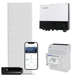 Growatt SPH4000TL BL-UP 4kW Hybrid Wechselrichter mit 25.6kWh Solarspeicher-Set