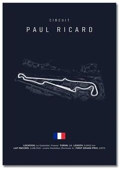 Uplifted Finds Grand Prix Circuit Series   F1 Track Canvas Wall Art   Executive Motorsport & Studio Sanctuary Decor cj54960 20 X 30 Cm Unframe