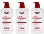 Gel nettoyant doux pour peau sensible Eucerin pH5 - Lot de 3 x 1L - Lot 3 x 1000 ml