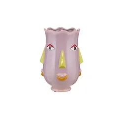 Vase   ¦ lila/violett ¦ Keramik ¦ Maße (cm): H: 26  Ø: 19.0