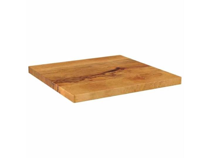 GFDWPUY Tischplatte 60x60x2,5 cm Massivholz Mango Ersatztischplatte, Rustikales Design, Vielseitig Kombinierbar, Leichte Reinigung