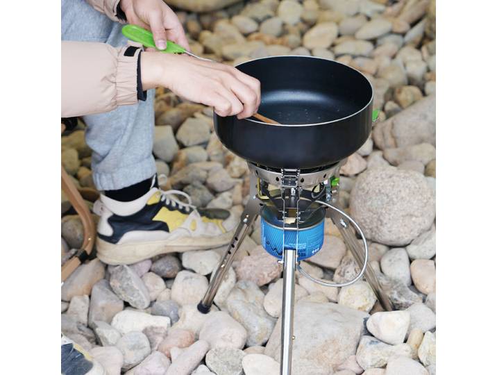 Réchaud de camping à gaz BRS-69 Rampage, haute puissance, résistant au vent, pour haute altitude, portable