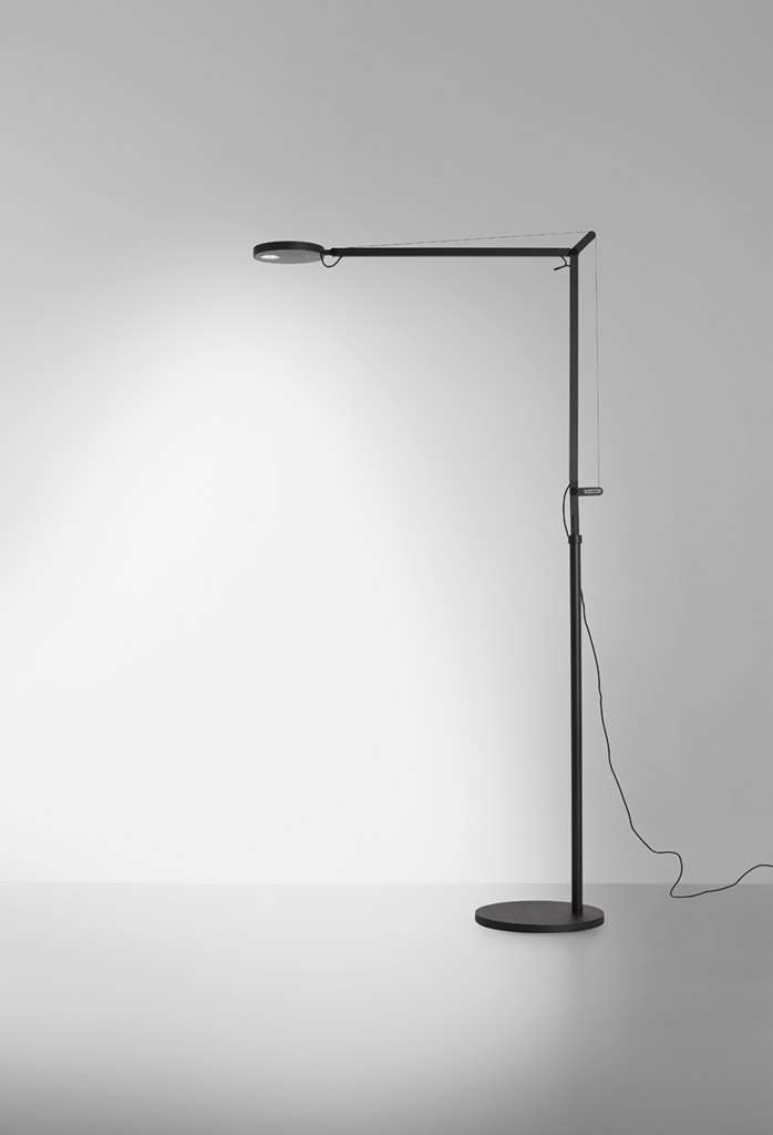 Artemide Demetra Reading Stehleuchte (weiß, extra-warmweiß (2700 K), Touchdimmer... weiß | extra-warmweiß (2700 K) | Touchdimmer 1734W20A+1741020A