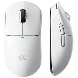Mchose A5 V3 Ultra Lightweight Wireless - Gaming Mus - Optisk - 6 knapper - Hvid (Kabellos), Maus, Weiss