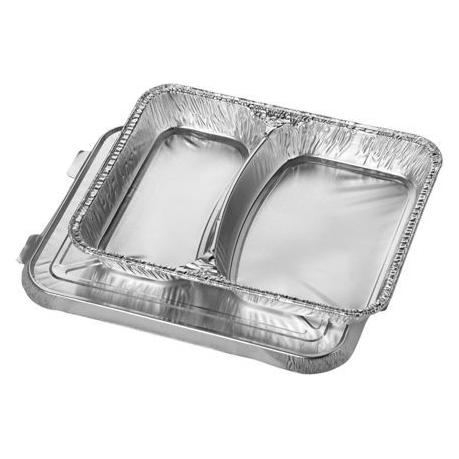 Papstar 14506 Einweg-Tablett Aluminium (50x) (14506)