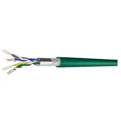 Draka Patchkabel UC300 HS26, Cat 5e, SF/UTP (bisherige Bezeichnung S/FTP), grün, 1000 m Einwegtromme (SF/UTP, CAT5e), Netzwerkkabel