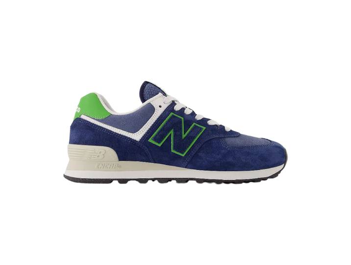 New Balance 574 Bleu marine/Vert alpin