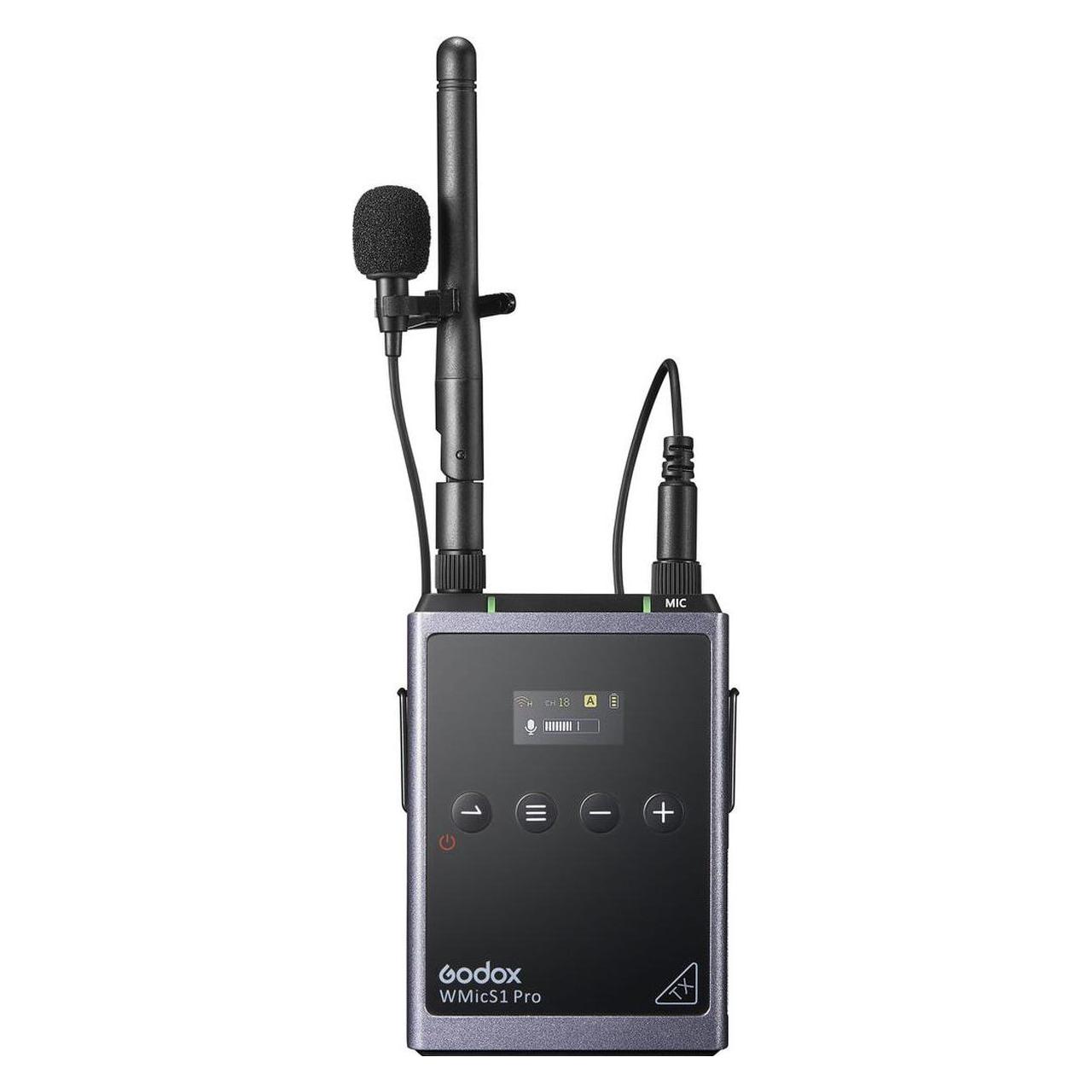 Godox Camera-Mount Wireless Omni Lavalier-Mic TYPE-C Port(5V) (WMicS1 PRO Kit1)
