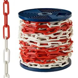 Zweifarbige Kunststoffkette 8 mm.  Rolle 25 Meter