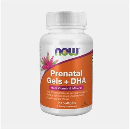 NOW PRENATAL Gels + DHA 90 CAPSULAS