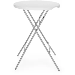 HENDI Bar-Stehtisch, AmerBox, Max. Last 80 kg., Weiß, ⌀800x(H)1100mm